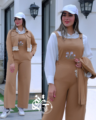 بیلر کت کارشده مدل طناز کد 7061* دو سایز پشت کش