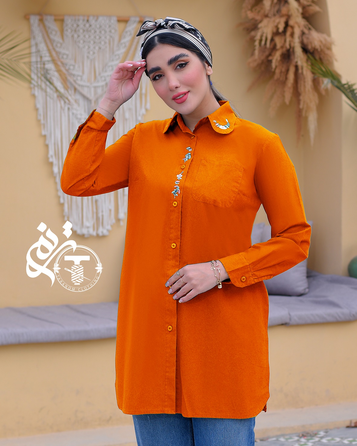 مانتو مدل زمرد گلدوزی شده کد 6086