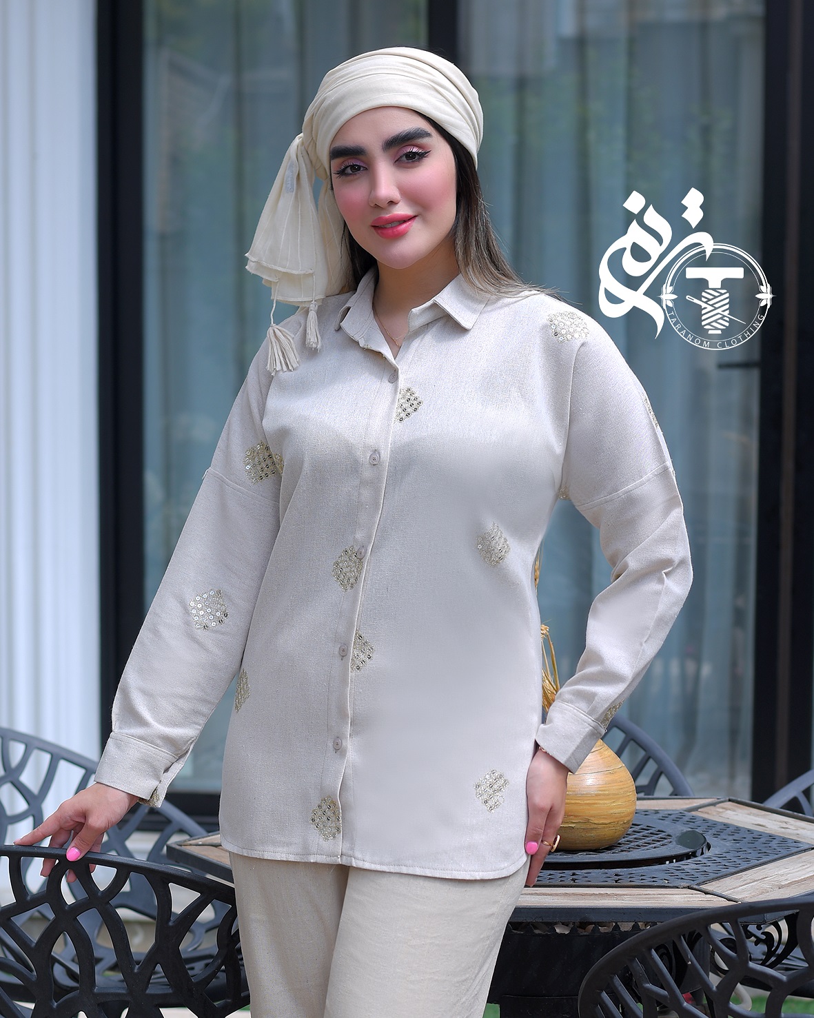 مانتو نسترن خامه دوزی کد 70644