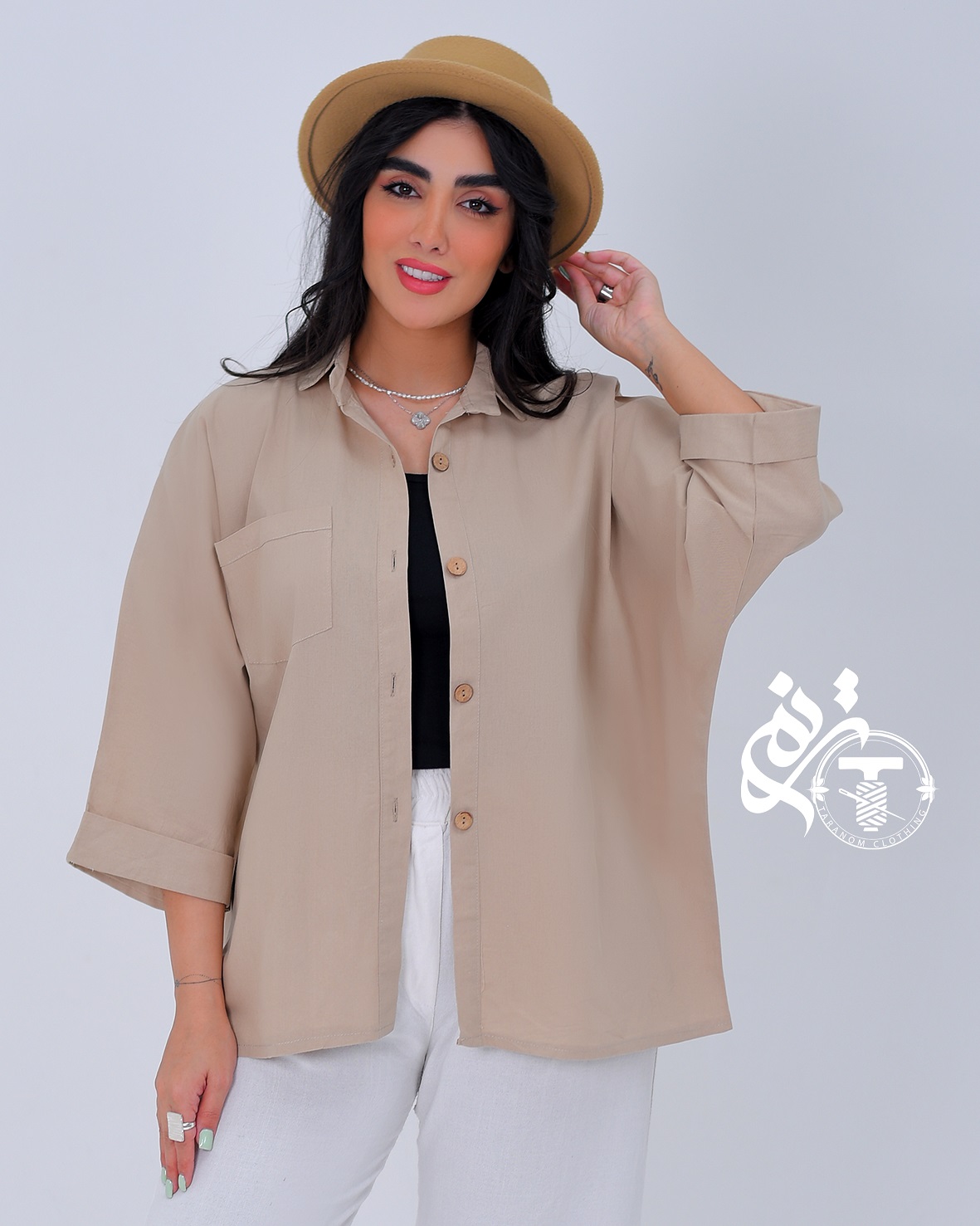 مانتو کیمینو مدل سهند کرم