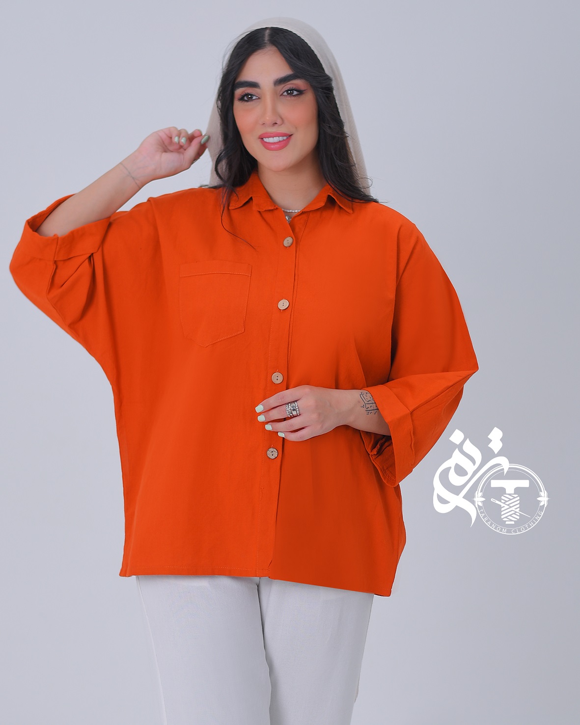 مانتو کیمینو مدل سهند آجری