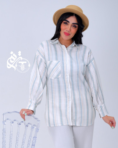 مانتو مدل ساناز رنگ آبی