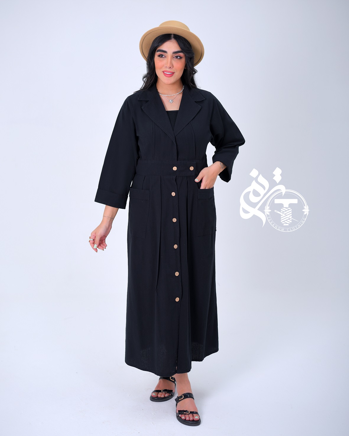 مانتو مدل ژیوا رنگ مشکی